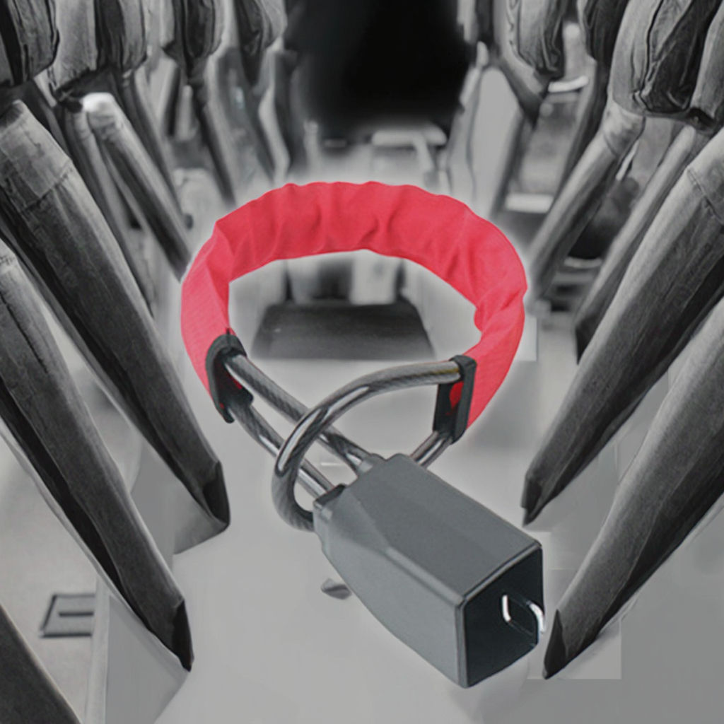 BangCan RW-009 Universal U-Shaped Alloy Steel Car Steering Wheel Lock - Anti-Theft Security Device